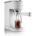 De'Longhi Dedica Duo with Advanced Milk Steam Wand & Cold Brew Option - White