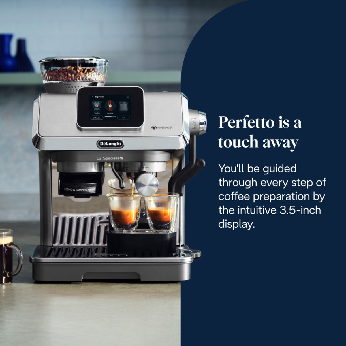 De’Longhi La Specialista Touch Manual Coffee Maker – view 4