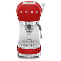 Smeg 50s Style Espresso Coffee Machine – Red | ECF02RDUK
