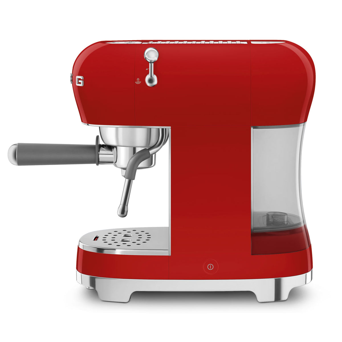Smeg 50s Style Espresso Coffee Machine - Red | ECF02RDUK