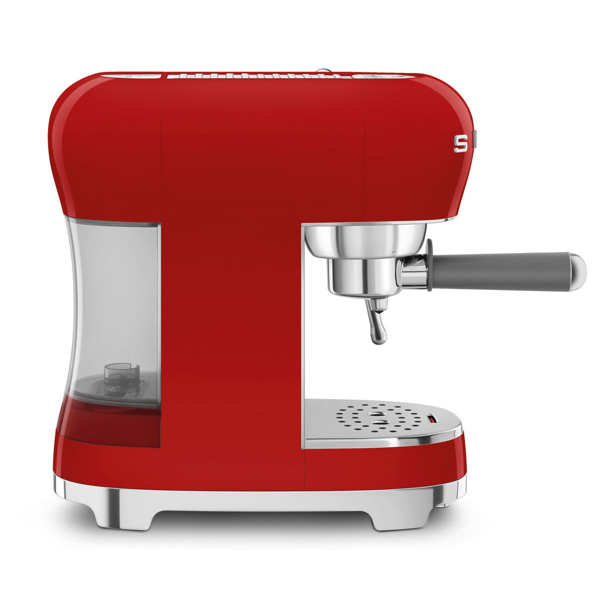 Smeg 50s Style Espresso Coffee Machine - Red | ECF02RDUK