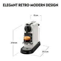 De’Longhi Citiz Espresso Machine - White | EN167.W