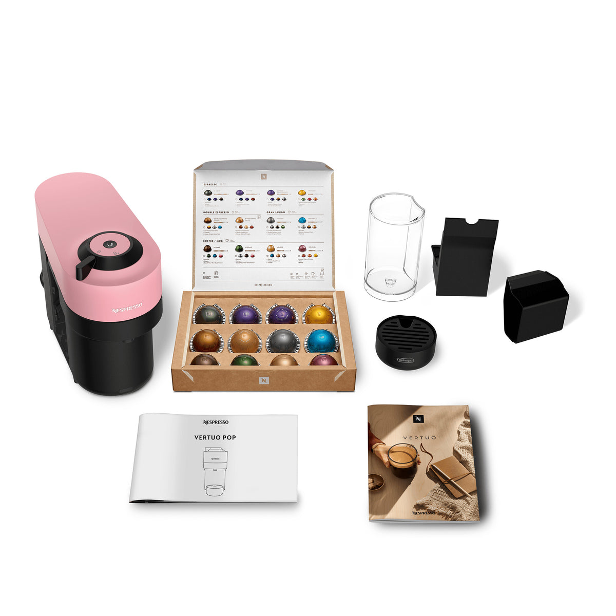 De’Longhi Nespresso Vertuo Pop Capsule Coffee Machine - Pink – view 9