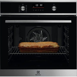 Electrolux 60 cm Built‑In Pyrolytic Multifunction Oven Stainless Steel | EOF6P46X