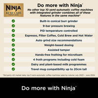 Ninja Luxe Cafe Premier Espresso Machine Black product image