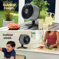 Shark FlexBreeze TableMate High-Velocity Tabletop Fan Winter Fog product image
