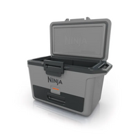 Ninja FrostVault 47L Hard Cooler with Dry Zone - Slate Grey - angled view