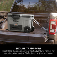 Ninja FrostVault 45QT/42L Wheeled Cooler with Dry Zone Slate Grey product image