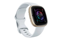 Fitbit Sense 2 - Advanced Health Smartwatch with cEDA Stress Sensor & GPS - Blue Mist/Soft Gold | 79-FB521GLBM