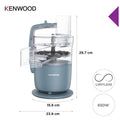 Kenwood MultiPro Go 1.3 L Super‑Compact Food Processor | FDP22.130GY
