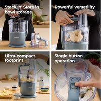 Kenwood MultiPro Go 1.3 L Super‑Compact Food Processor | FDP22.130GY