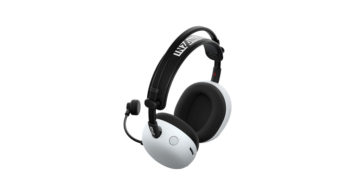 Sony INZONE H9 II Wireless Noise Cancelling Gaming Headset - White - rear angled view