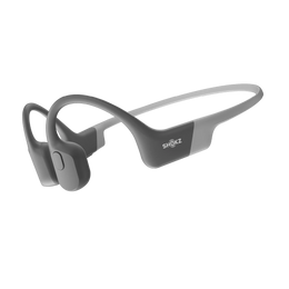 Shokz OpenRun Open-Ear Bone Conduction Headphones, Grey | S803GY