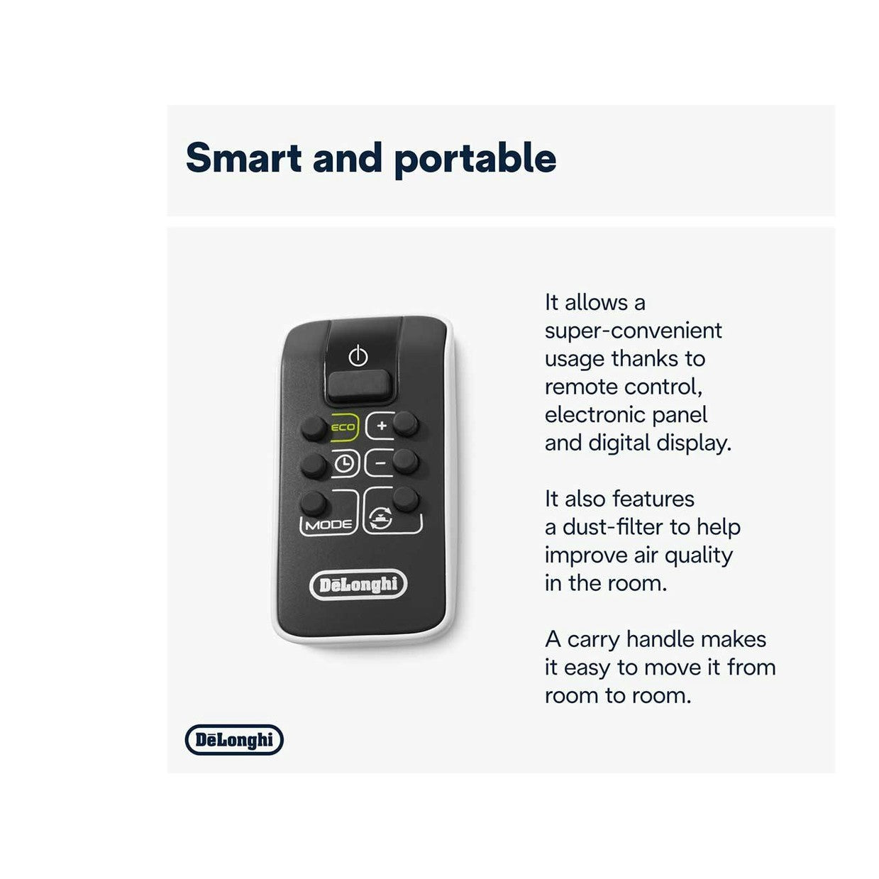 De’Longhi Tower Ceramic Fan Heater 2 kW | HFX65V20