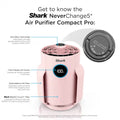 Shark NeverChange5 Air Purifier Compact Pro Quartz product image