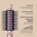 Shark Glossi 2-in-1 Hot Tool & Air Glosser Brush Lychee product image