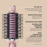 Shark Glossi 2-in-1 Hot Tool & Air Glosser Brush Lychee product image