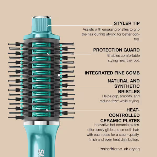 Shark Glossi 2-in-1 Hot Tool & Air Glosser Brush Juniper product image