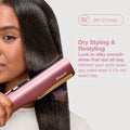 Shark SilkiPro Straight Hair Straightener & Dryer with Case Rose Petal product image