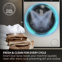 Haier X Series 5 10kg 1400 rpm Washing Machine - Graphite - Smart Dual Spray