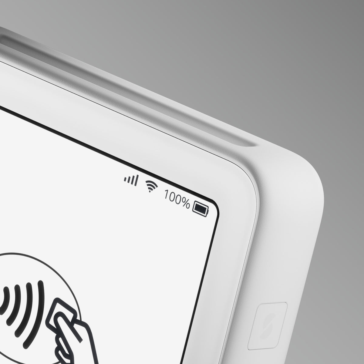 SumUp Solo Card Reader - screen close-up