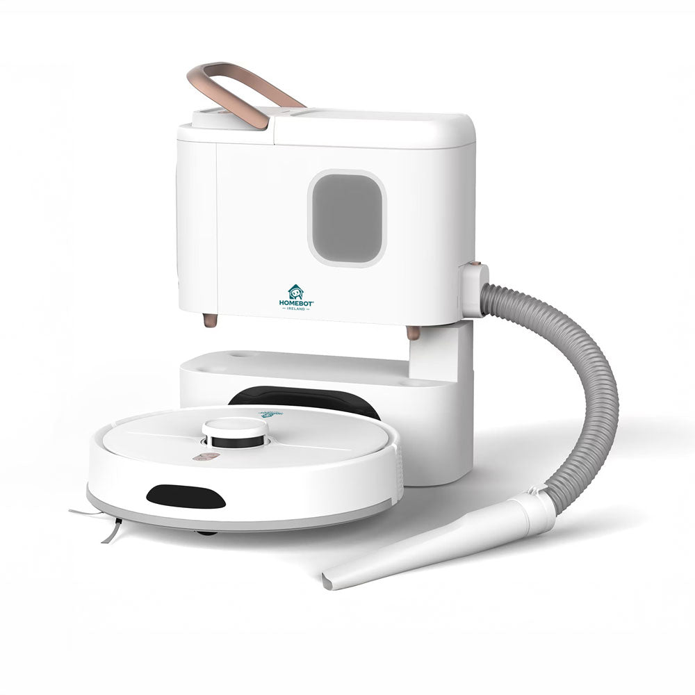 Homebot Nozzie 4-in-1 6000Pa Self-Emptying Robot Vacuum & Mop | HB-RV-NOZ-IE