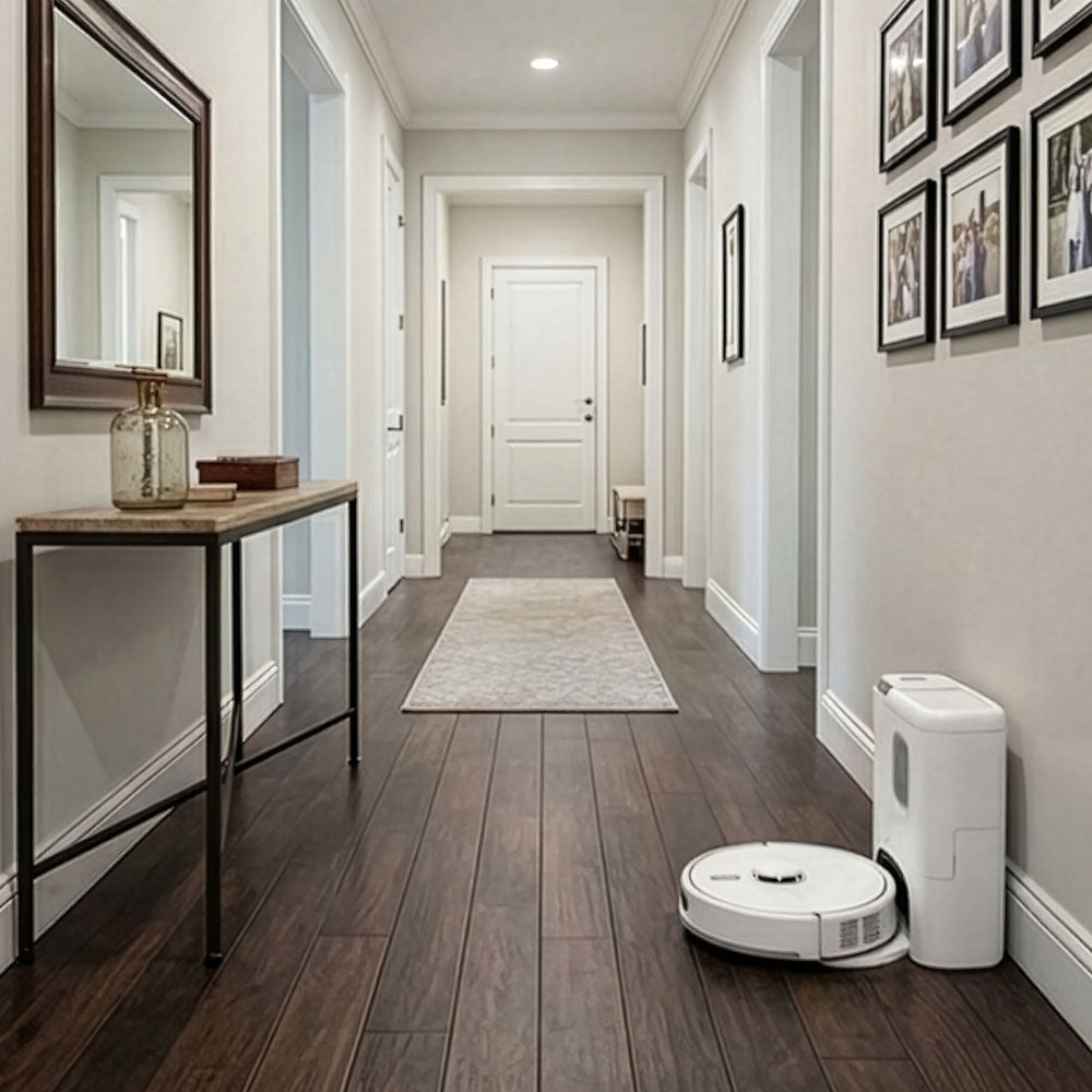 Homebot Nozzie 4-in-1 6000Pa Self-Emptying Robot Vacuum & Mop | HB-RV-NOZ-IE