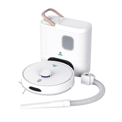 Homebot Nozzie 4-in-1 6000Pa Self-Emptying Robot Vacuum & Mop | HB-RV-NOZ-IE