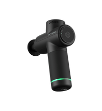Hyperice Hypervolt Go 2 black massage gun — alternate angle