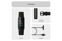 Fitbit Inspire 3 - Health & Fitness Tracker with 10-Day Battery & AMOLED Display - Black/Midnight Zen | 79-FB424BKBK