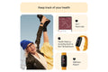 Fitbit Inspire 3 - Health & Fitness Tracker with 10-Day Battery & AMOLED Display - Black/Morning Glow | 79-FB424BKYW