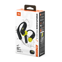 JBL Endurance Peak 4 True Wireless Sport Earbuds Black and Lime product image