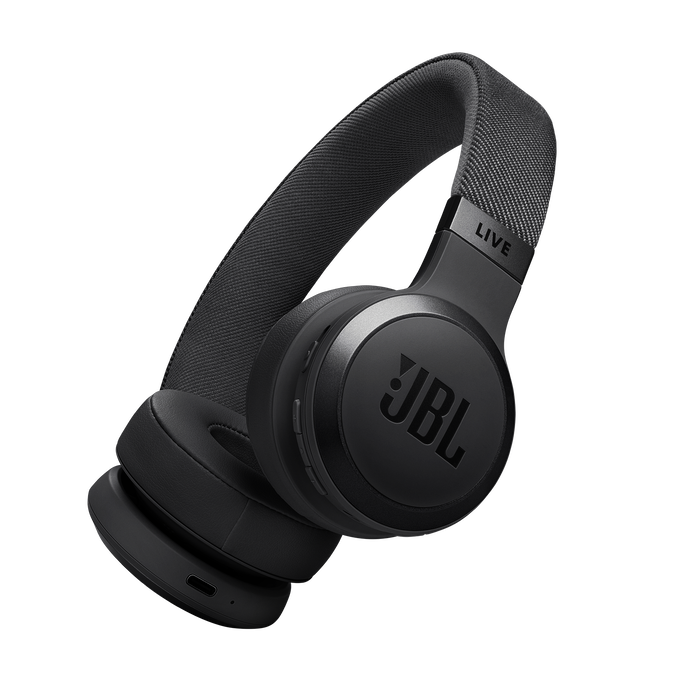 JBL Live 670NC On-Ear Noise-Cancelling Headphones – Black | JBLLIVE670NCBLK