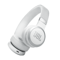 JBL Live 670NC On-Ear Noise-Cancelling Headphones – White | JBLLIVE670NCWHT