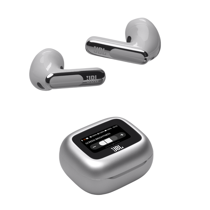 JBL Live Flex 3 True Wireless Noise-Cancelling Open-Stick Earbuds | JBLLIVEFLEX3SIL