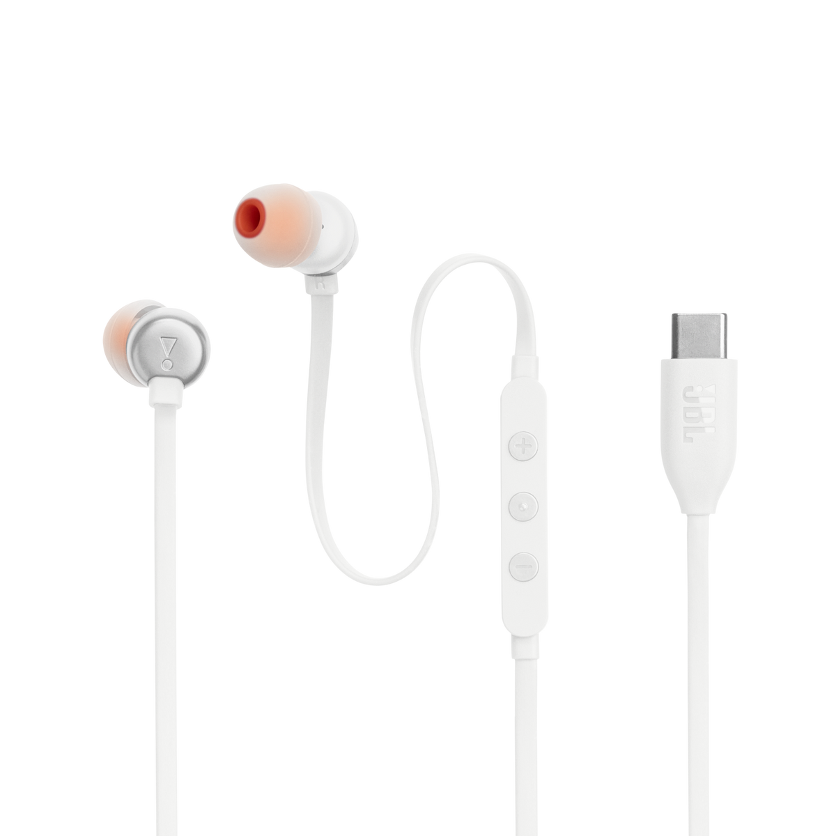JBL Tune 310C Wired USB-C Earbuds White product image
