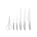 Ninja StaySharp 6-Piece Stainless Knife Set & Block with Sharpener White product image