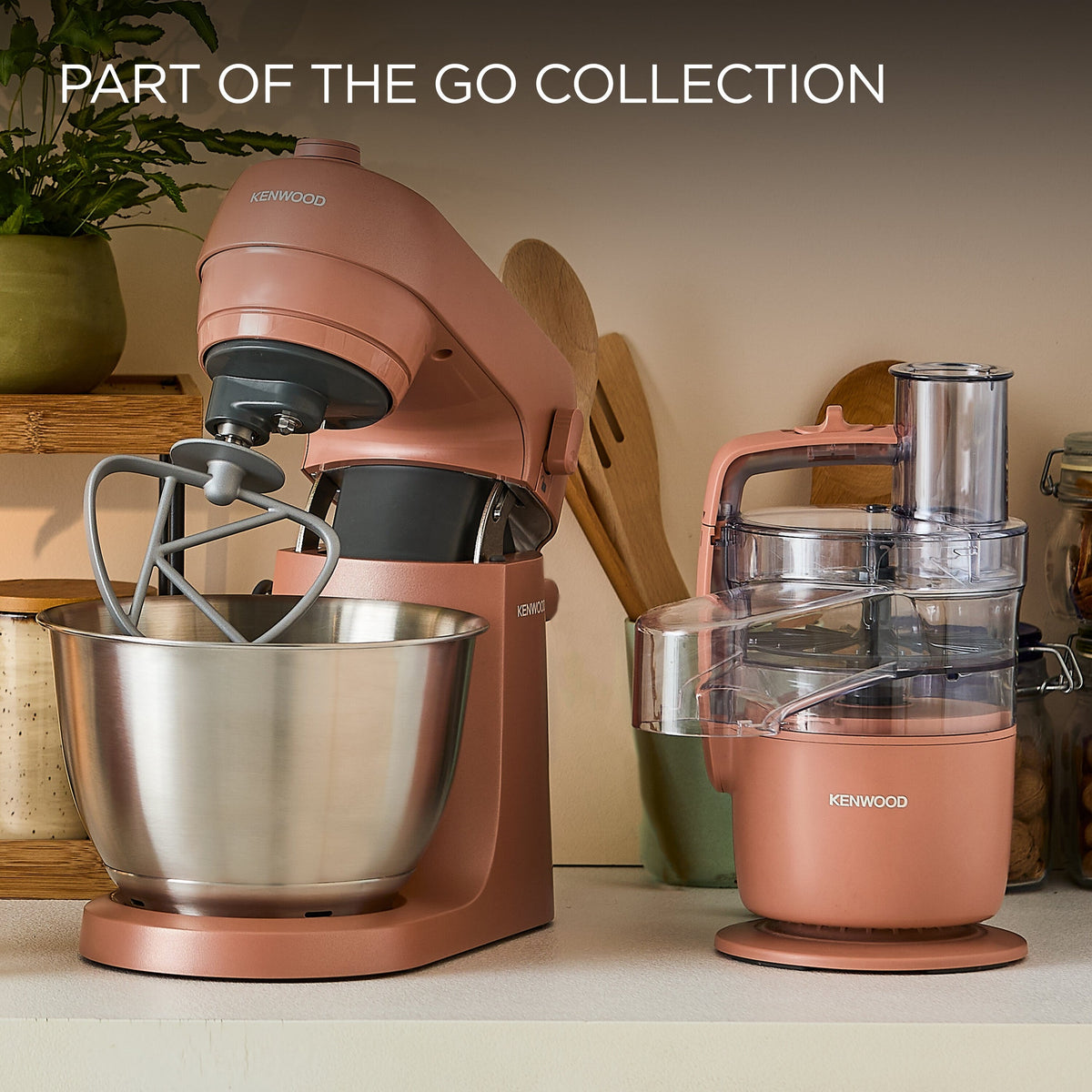Kenwood Go Stand Mixer — Clay Red – view 8