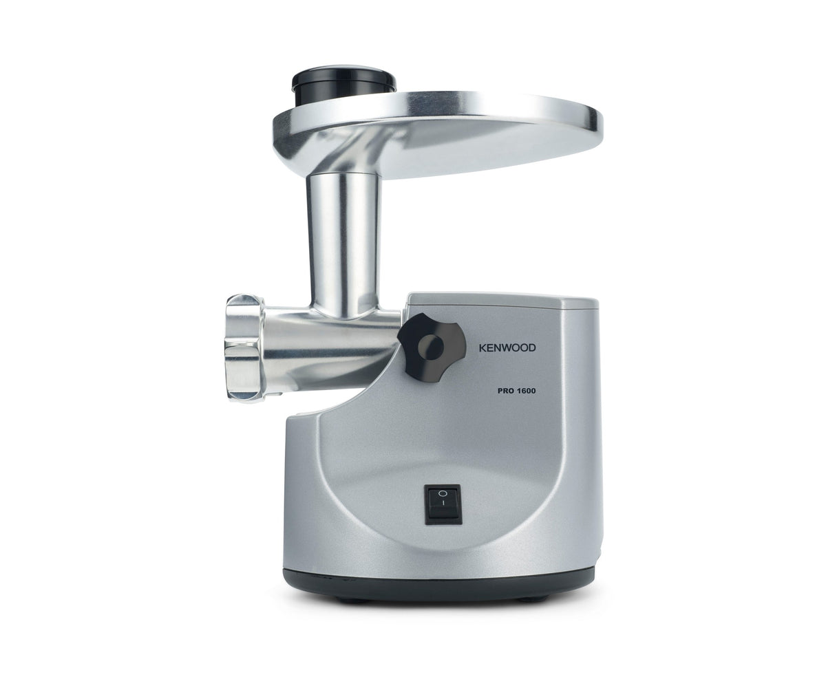 Kenwood Pro 1600W Meat Grinder - Silver - side view