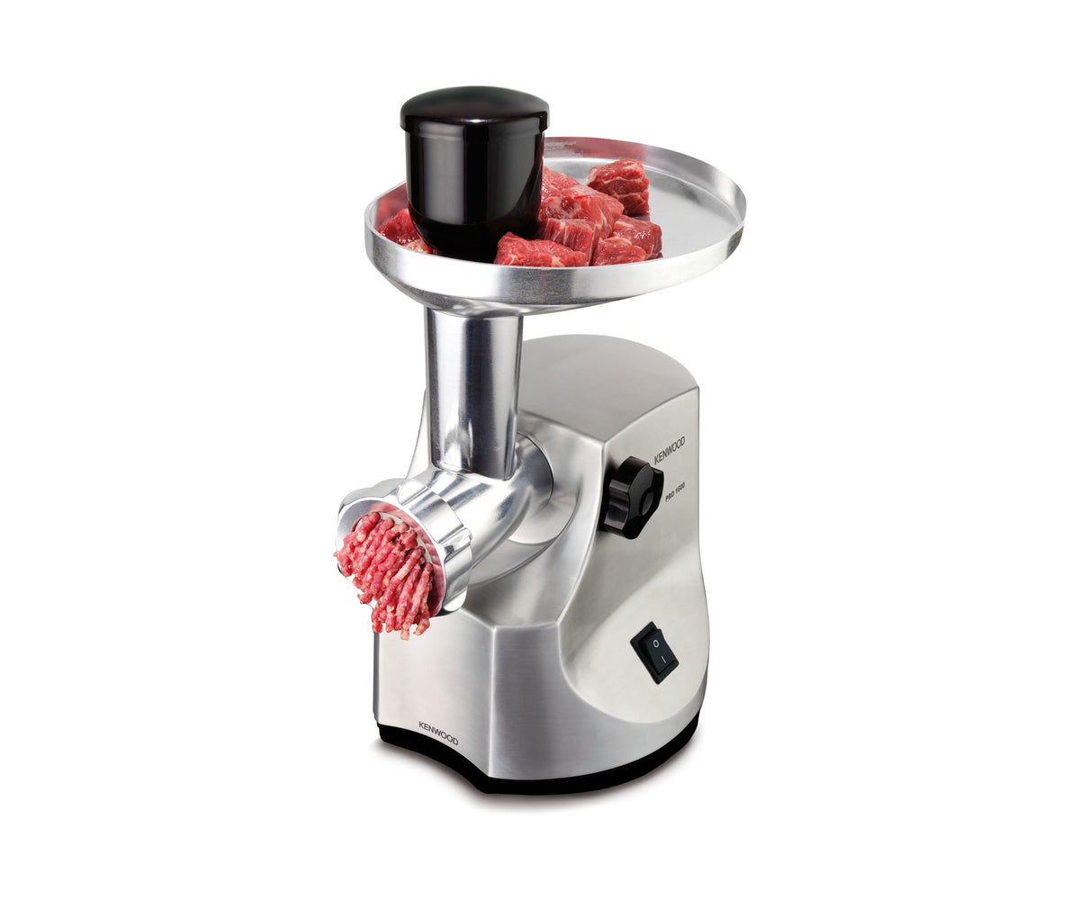 Kenwood Pro 1600W Meat Grinder - Silver - mincing fresh meat