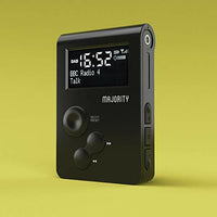 Majority Petersfield Go Pocket DAB/FM Radio, Black - product image 1