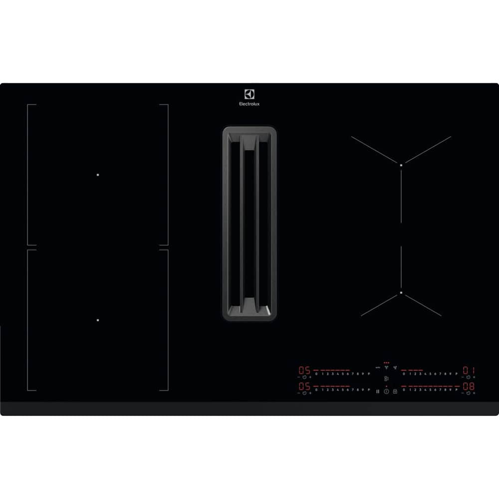 Electrolux 80 cm Combo-Hob Hood – Induction with Built-In Extractor | LCC83443