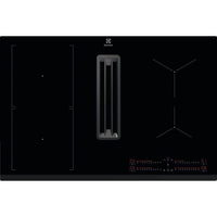 Electrolux 80 cm Combo-Hob Hood – Induction with Built-In Extractor | LCC83443