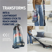 Shark PowerDetect Transformer Upright Vacuum - Chimera Blue - transforms into a stick