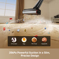 Dreame T12 Pro-A Wet and Dry Vacuum Cleaner, 25,000 Pa Suction Power | HHR32A