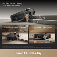Dreame X60 Pro Ultra Complete Robot Vacuum Cleaner and Mop - Black | RLX96DE