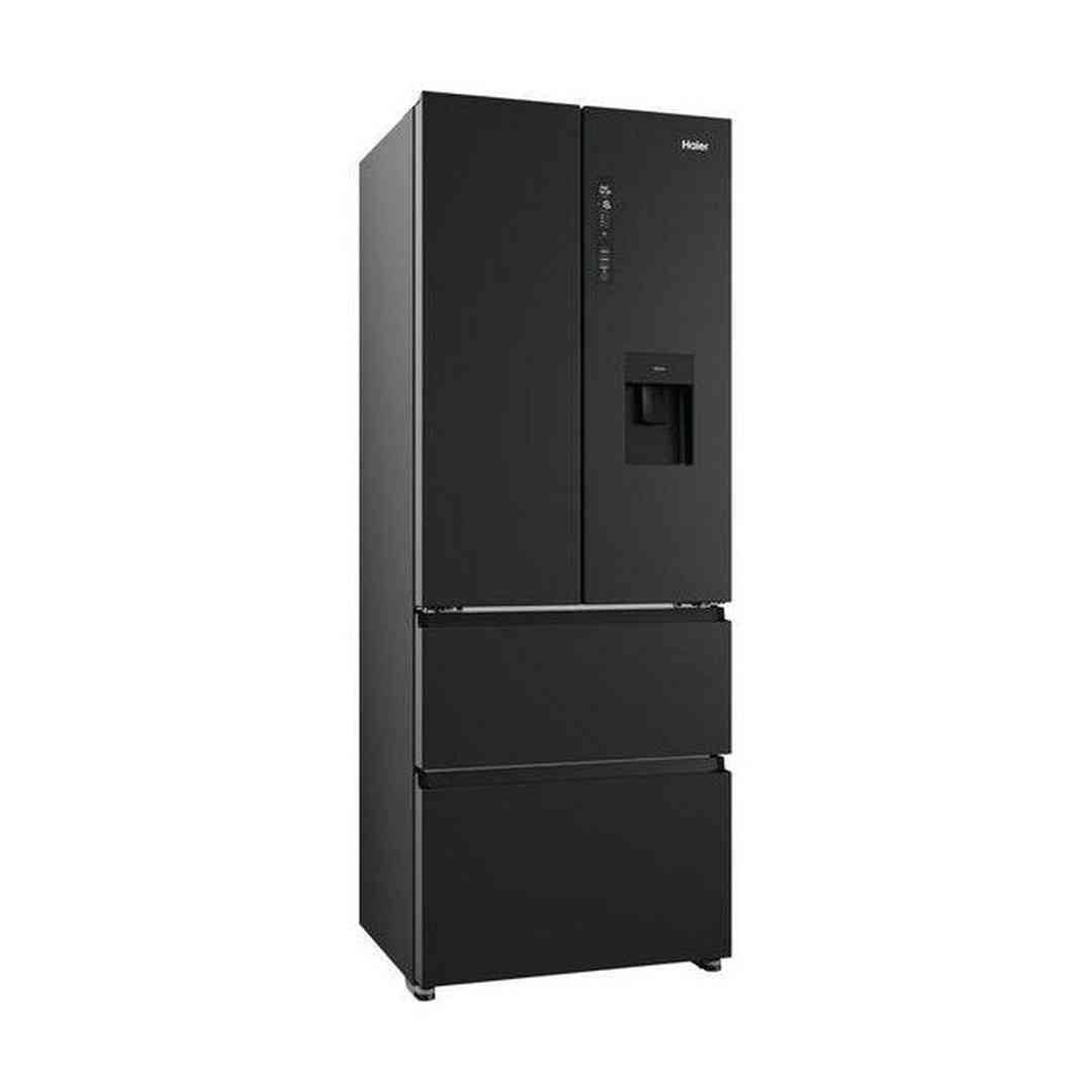 Haier FD 70 Series 5 444L No Frost Freestanding Fridge Freezer in Black | HFR5719EWPB Haier Fridge Freezer Euronics Ireland