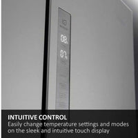 Haier FD 70 Series 5 444L No Frost Freestanding Fridge Freezer in Black | HFR5719EWPB Haier Fridge Freezer Euronics Ireland