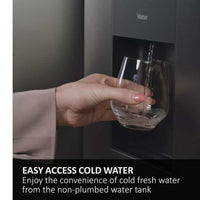 Haier FD 70 Series 5 444L No Frost Freestanding Fridge Freezer in Black | HFR5719EWPB Haier Fridge Freezer Euronics Ireland