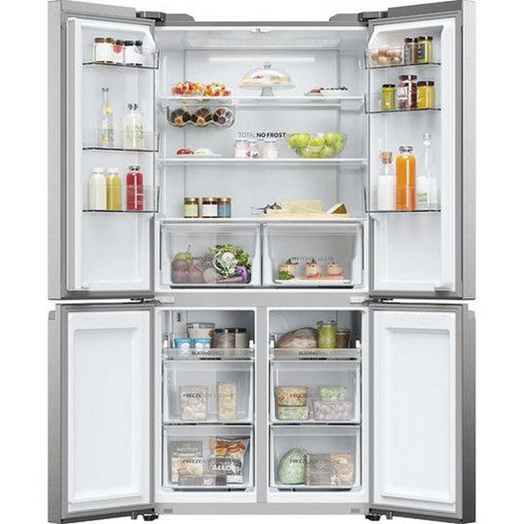 Haier Cube 90 Series 5 528L Total No Frost American Fridge Freezer | HCR5919ENMP Haier American Fridge Freezer Euronics Ireland